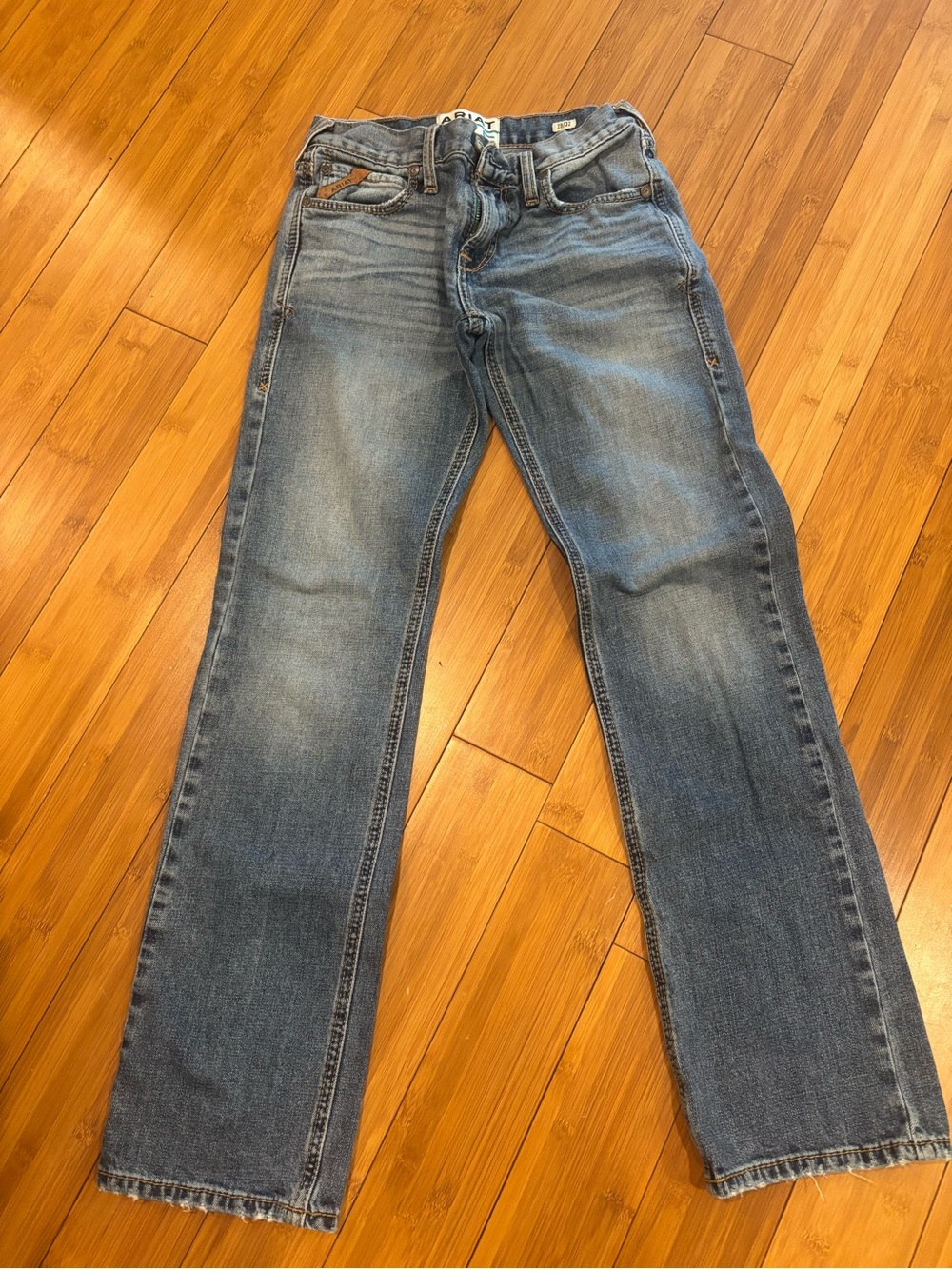 Ariat Men's Faded Blue Straight Jeans